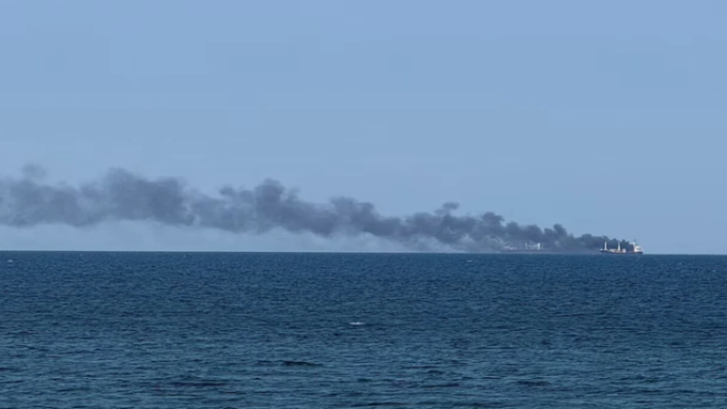 Russia says it struck two dry cargo vessels bound for Odesa