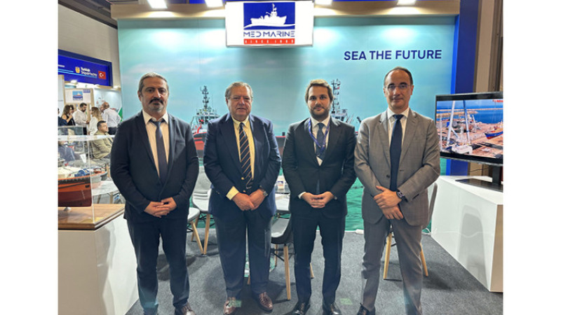 BOLUDA PRESIDENT MR. VICENTE BOLUDA VISITS MED MARINE’S BOOTH AT SMM 2024