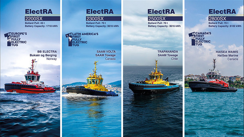 Sanmar marks global mılestones ın electrıc tugboats