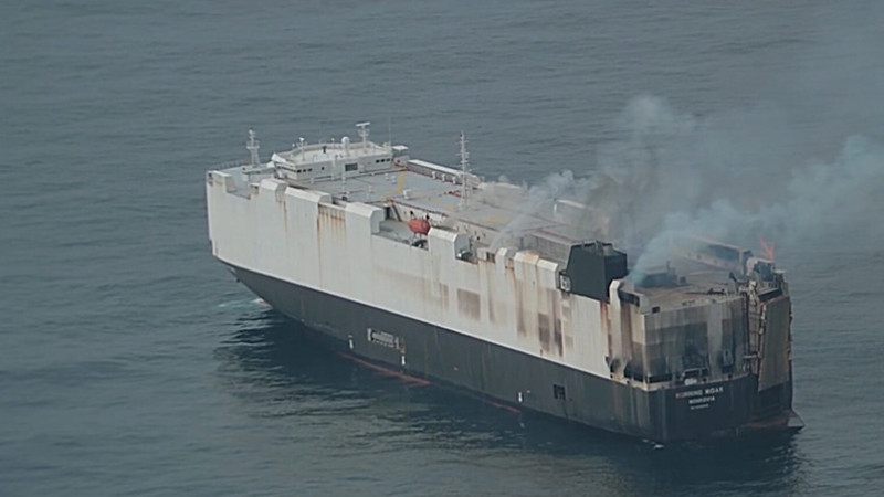 Car Carrier Morning Midas Sinks in North Pacific After Three-Week Fire Battle