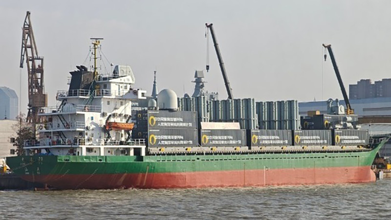 China Has Turned a Small Container Feeder Into an Arsenal Ship